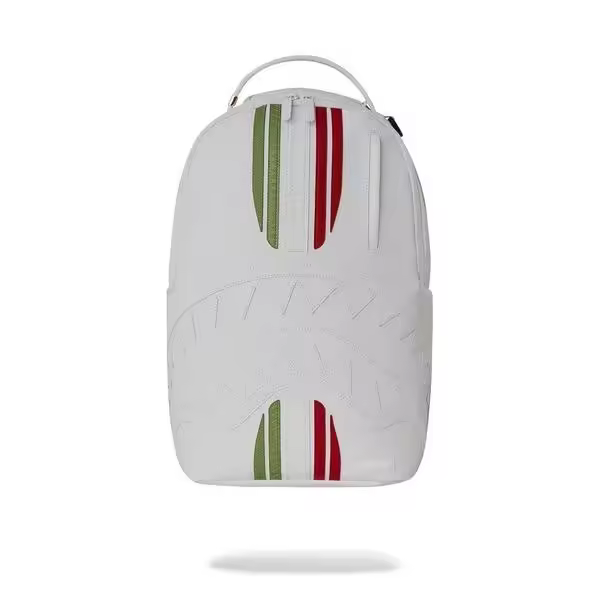 Mochila Sprayground Blanca Italy Racing Stripes Backpack - 1
