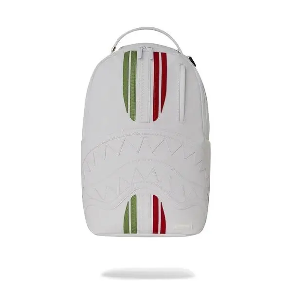 Mochila Sprayground Blanca Italy Racing Stripes Backpack - 1