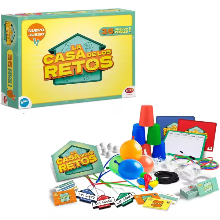 Bizak La Casa De Los Retos Nuevos Juegos, Juego de Mesa Familiar, para Jugar con Amigos, Regalo de Juego Infantil niños y niñas Desde 4 años de Edad (35001940) - 1
