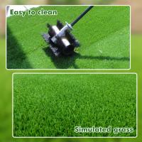 Alfombra De Hierba Artificial Para Exterior Falsa Hierba Sintética Gruesa Para Perros Jardín Escenario De Escalera Alfombrilla De Astroturf Para Paisaje - details 2
