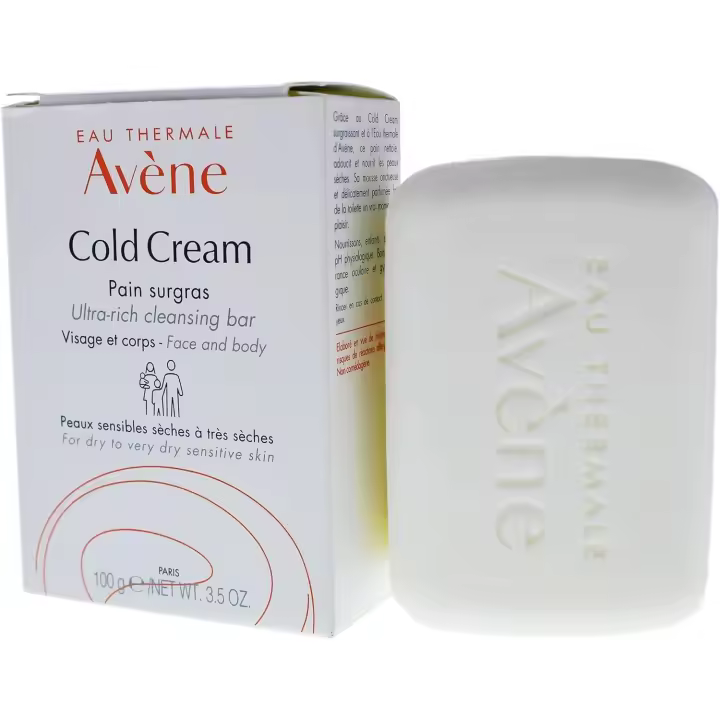 Avène Pan Limpiador Al Cold Cream Ultra Nutritivo 100 G - 1