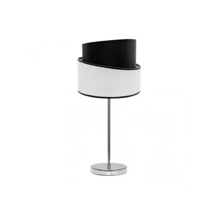 Fabrilamp - Sobremesa Hara 1xe14 Cromo/blanco-negro 45x18x18 Cm - 1
