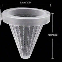 2Pcs Copo De Plástico Para Alimentación De Acuarios Transparente Para Cangrejos Y Nematodos Alimentos Vivos Para Peces - details 2