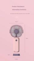 Ventilador Portátil USB Mini Con Soporte Para Escritorio Función Multi-Funcional Para Estudiantes Y Uso Exterior Ventilador Eléctrico Portátil De Plástico Para Refrescar El Ambiente En Casa - details 7