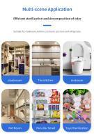 Purificador De Aire Portátil saengQ Generador De Ozono Anión Para Limpieza Y Desinfección Del Hogar Neutralizador De Olores Con Filtro De 50m³/h 500w 220V - details 10