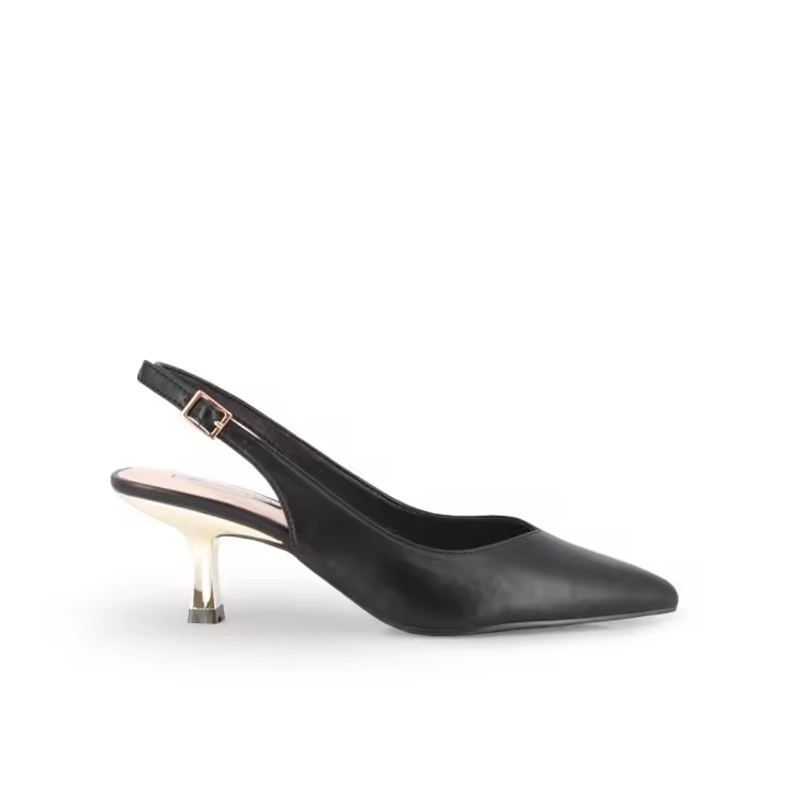 Blogger RANIA-1 Zapatos de salón de mujer negros en sintético 81317 - 1