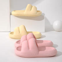 Chinelos De Verano Para Hombres Con Cordones Y Estampado Rayado Suaves Para El Baño Y La Playa Material EVA Talla True Fit - details 2