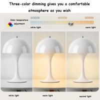 Lámpara De Mesa GGbingo Recargable LED De 3 Colores Con Función De Ajuste De Brillo ABS Portátil Decoración Para Luz Nocturna Moderna Y Sencilla - details 3
