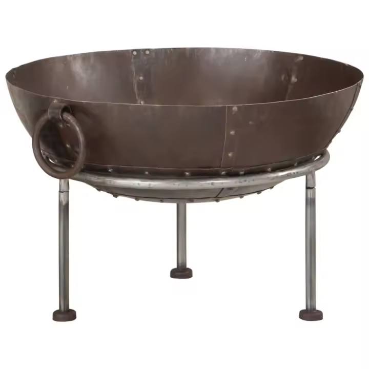 vidaXL Brasero de hierro 55x55x38 cm - 1