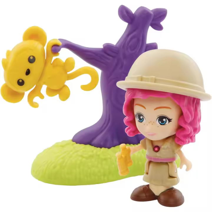 VTECH - Figura articulable Flipsies ELLIE LA ZOÓLOGA - Habla y canta - Para niñas entre 4 y 9 años - 1