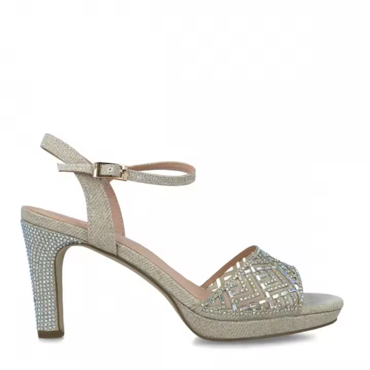 Sandalias vestir mujer MENBUR 23683 00 SANDALIA FIESTA FANTASIA ORO 28607 23V - 1