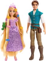 Disney Princesas Set de Aventuras de Rapunzel y Flynn Rider Disney 100 anivesario Disney Mattel HLW39 - details 1