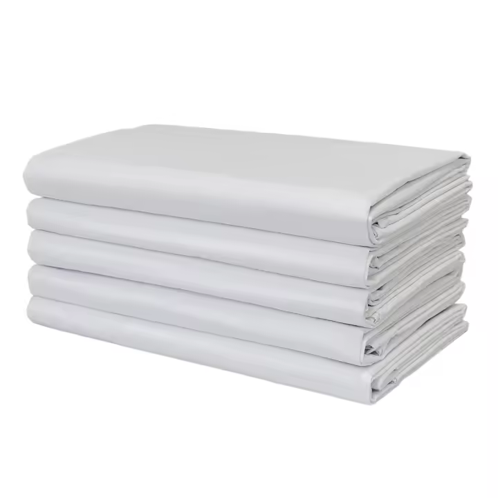 PACK DE 5 SÁBANAS ENCIMERAS PARA CAMAS DE 90 CM, 105CM, 135CM ,150CM, 180CM O 200CM CALIDAD ESPECIAL PARA HOSTELERÍA Y ALOJAMIENTOS TURÍSTICOS, SABANAS ENCIMERAS COLOR BLANCO IDEAL PARA HOSTELERÍA Y ALOJAMIENTOS TURÍSTICOS,  PACK DE 5 SÁBANAS ENCIMERAS - 1