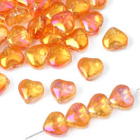 20pcs Perlas De Cristal De Pera Corazón Con Agujero Horizontal Para Manualidades Joyería Accesorios De Bricolaje Hechas a Mano Pendientes - details 19