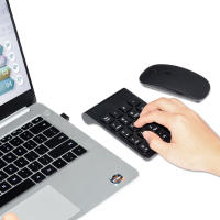 Lefon Teclado Numérico Inalámbrico 2.4G Mini Para Laptop PC Notebook 18 Teclas Estilo Slim Sin Retroiluminación Para Contabilidad Y Banca - details 0