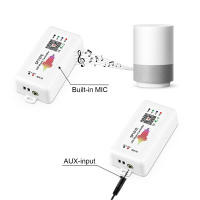 Controlador De Música LED SP107E Para Tira LED WS2812B Compatible Con Bluetooth SPI Control De Color Completo Dimmer 5-24V Para Salón - details 5