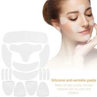 Horma Arrugas Gel Pad Set Pecho Cuello Ojo Cara Pad Silicona Removal Patch Parches de Silicona Reutilizables 16 Unids - details 2