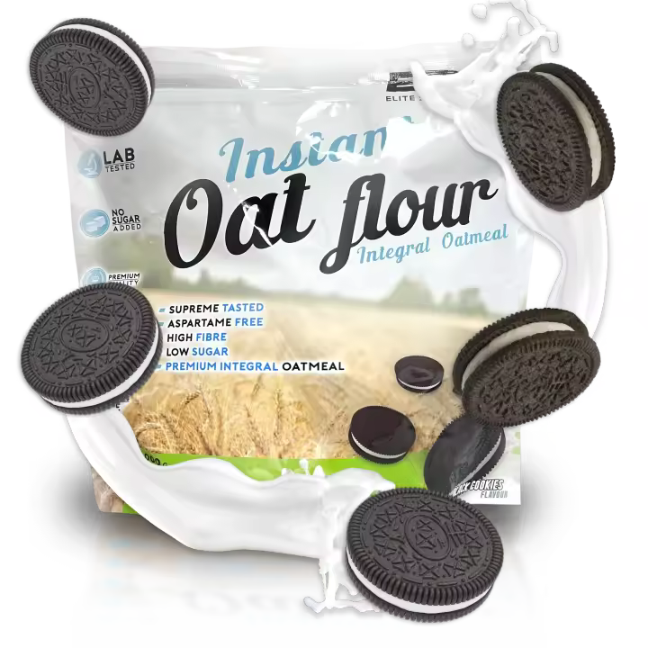 ERIX NUTRICION  HARINA AVENA 1KG  Instant Oatmeal  Alta en Proteína  Ideal Tortitas de Avena y Batidos  Sin Azúcares añadidos  Fuente de Proteína Natural - 1