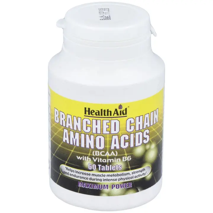 Bcaa Branched Chain Amino Acids 60Comp. Health Aid - 1