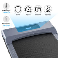 Cinta de caminar plana, Motor de 2.5HP, velocidad de 1-6 km/h, absorción de impactos antideslizante, Mini cinta de correr para el hogar y la Oficina - details 1