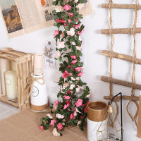 Vine De Rosas Artificiales De Seda 250CM Para Decoración De Hogar Y Jardín Centros De Mesa De Comida Decoración De Navidad Y Fiesta De Primavera Y Otoño - details 5