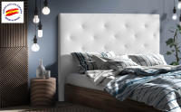 Momma Home Cabecero de Cama en Polipiel MOMMA HOME Modelo MYRO Acolchado - Blanco/gris/marrón - 150/160 Cm - details 0