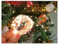 Luces De Cadena USB De Cobre Y Plata Para Decoración De Fiesta Navidad Boda Festival Y Wedding Guirnalda De Luces LED Impermeable Luz De Navidad Para Decoración DIY - details 2