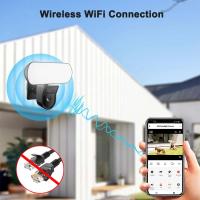 Cámara De Floodlight 3MP Tuya Luz Exterior Impermeable Sensor Inteligente Vigilancia De Seguridad IP WiFi 10W Jardín Puerta Exterior - details 8