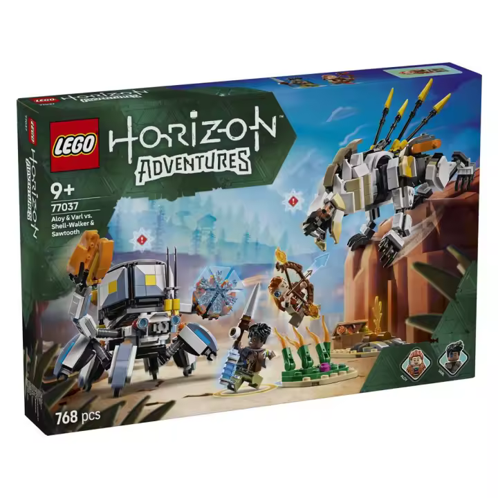 Lego Horizon Adventures Aloy y Varl vs. Cangrejo y Dientes Serrados - 1