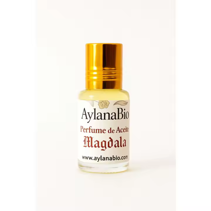AylanaBio - Perfume de Aceite Magdala | Colección Diosas | Aroma Natural y Sagrado | Hecho a Mano con Ingredientes Ecológicos | Inspiración Mística y Bienestar Holístico - 1