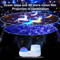 Proyector De Estrellas Del Oceano Y Galaxia Para Niños Luz Nocturna Pequeña Rotación 360 Grados Nebulosa Estrellada IWP - details 4