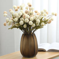 Bola De Flores Artificiales Dandelion 5 Cabezas Falsas De Seda Para Decoración De Boda Y Hogar Decoración De San Valentín Y Navidad - details 2