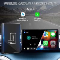Adaptador inalámbrico Android Auto y CarPlay para modelos de coches 2017-2022 con cable OEM CarPlay Plug & Play para i OS 12-16/Android 11 - details 0