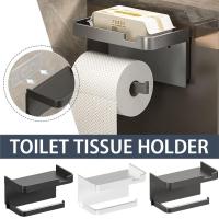 Soporte De Papel Toalla De Baño Montado En La Pared Antirrosa Plástico Grueso Almacenamiento Estante Para Cocina Y Baño - details 0