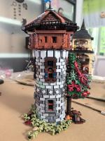 Castillo Medieval Creativo Con Torre De Bloques MOC 124071 Modelo 2449PCS Edificios Modulares Regalo Para Adultos Y Niños - details 0