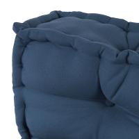 Cojín de Sofá de Pallet con Respaldo vidaXL Tela Azul - details 3
