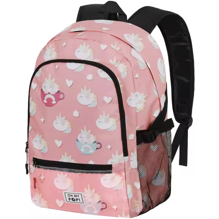 Mochila Oh My Pop Fight Clear Cupnicorn 44x31x18cm. - 1
