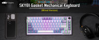 Teclado Mecánico De Juego RGB MageGee SKY81 75% Con Gotelección Intercambiable Y Cableado Personalizable Tecla Cremosa De Amortiguación Con Perno - details 0