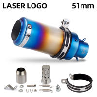 Accesorios De Motocicleta Universal En Acero Inoxidable Modificar Escape Project Muffler 51mm 60mm Para TNT125 GPR150 MT15 R25 XMAX125 250SR PCX - details 6
