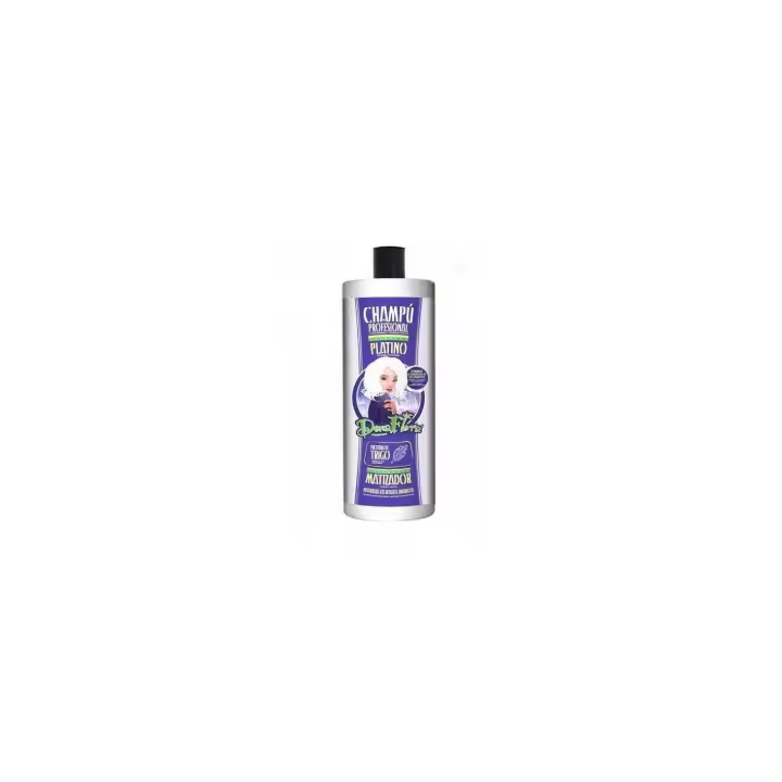 Dona flora champú matizador cabellos blancos y rubios 1000ml - 1