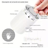 Lámpara De Noche Con Altavoz Bluetooth Inalámbrico Y Luz LED De Toque Para Niños Regalo Tabla De Lámpara Atmosfera Regulable Con Colores - details 4