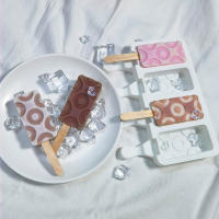 Molde De Helado De Silicona Con Palitos De Popsicle De Madera Para Verano 4 Celdas Estilo Variado Eco-amigable Y Stockado - details 3