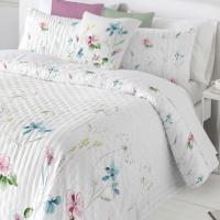 Colcha bouti reversible Fundeco Astoria de primavera-verano, incluye cojines de regalo - 100 gr - Hecha en España - details 1
