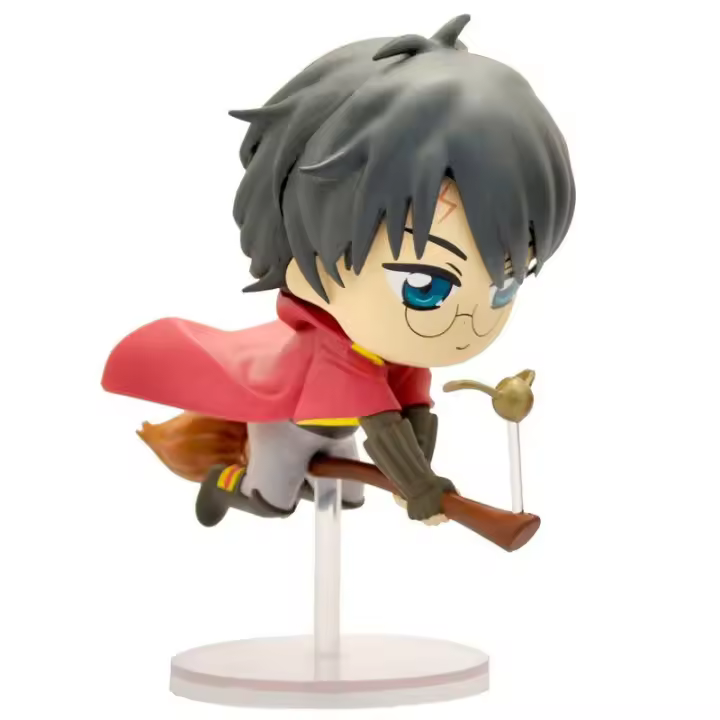 HARRY POTTER FIGURA HARRY POTTER QUIDDITCH PLASTOY NUEVO - 1