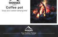 Widesea Tetera De Camping Con Presa Francesa Taza De Camping Para Senderismo Y Trekking Material De Aluminio Plegable - details 5
