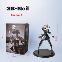 Figura De Acción Anime Nier:Automata Yorha No. II Model B Gk 18cm Estatua Coleccionable De 2b Decoración De Escritorio Regalo Para Adultos - details 1