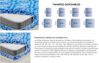 HOMESOL®  Funda colchon Estanpada para cama, Con Cremallera en L - cama de 90-105-135-150 - details 1