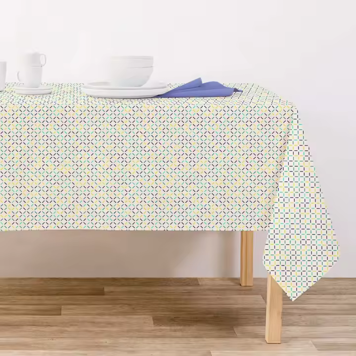 10XDIEZ Mantel antimanchas eco release - Manteles para mesa, fáciles de limpiar y decorativos - 1