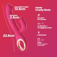 VIBRADOR DOBLE RABBIT DE RETUERZO MIRENCA CRUSHIOUS JUGUETES SEXUALES - details 0