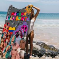 Toalla De Playa Microfibra Grande Karol G Manana Sera Bonito Toalla Rápida Para Piscina Yoga Viajes Absorbente Y Suave Tamaño 76x182 Cm - details 3